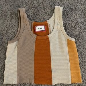 CHNGE ribbed patchwork tank size large never worn